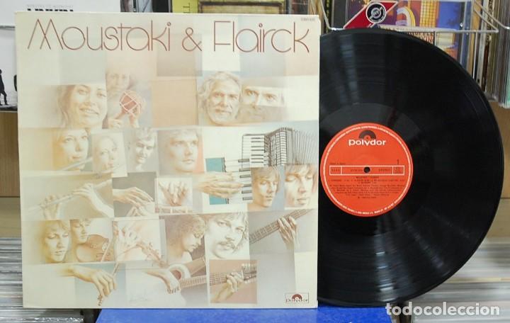 Discos de vinilo: Moustaki & Flairck. Polydor 1982, ref. 23 93 335. LP - Foto 1