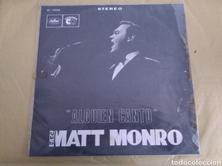 Discos de vinilo: LP MATT MONRO/ALGUIEN CANTO - Foto 1