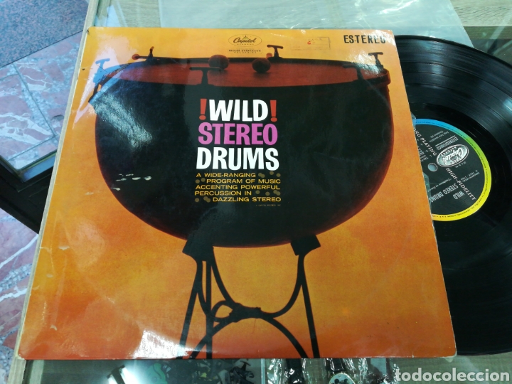 Discos de vinilo: Wild! Stereo drums lp espa&ntilde;a - Foto 1