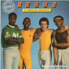 Discos de vinilo: INDEX - EL AMOR QUE SIMULASTE - MAXI-SINGLE SPAIN 1982. Lote 142269318