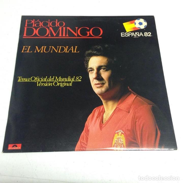 Discos de vinilo: Placido Domingo &ndash; El Mundial --maxi - Foto 1