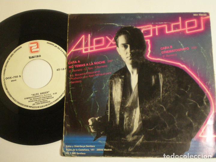 Discos de vinilo: ALEXANDER - SINGLE PROMO 1985 - Foto 2