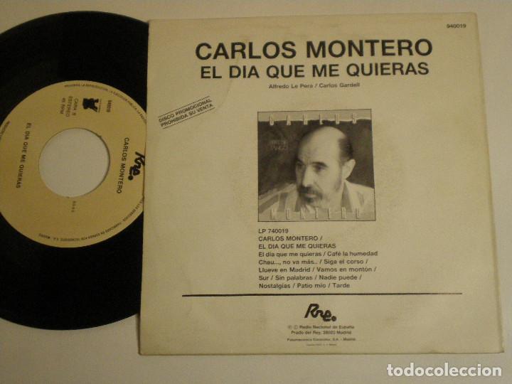 Discos de vinilo: CARLOS MONTERO - SINGLE 1990 - Foto 2