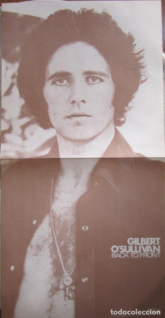 Discos de vinilo: GILBERT O&acute;SULLIVAN: BACK TO FRONT. POP ROCK U.K. - Foto 3