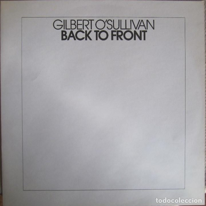 Discos de vinilo: GILBERT O&acute;SULLIVAN: BACK TO FRONT. POP ROCK U.K. - Foto 4