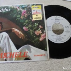 Discos de vinilo: SINGLE MICHELE SANREMO'70 L'ADDIO LETTERA A IVANA PROMO 