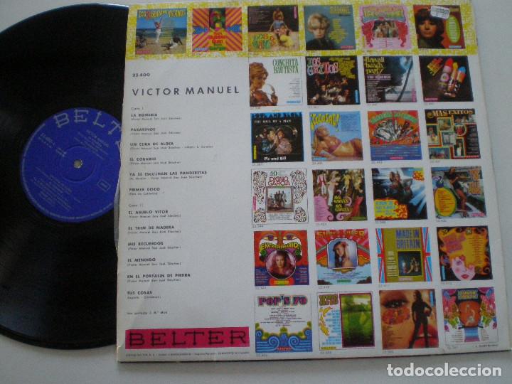 Discos de vinilo: VICTOR MANUEL - St - LP BELTER 1970 - Foto 2