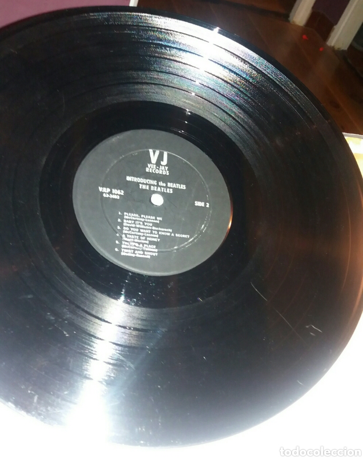 Discos de vinilo: LP Disco Vinilo The Beatles Introducing VEE-JAY RECORDS - Foto 3