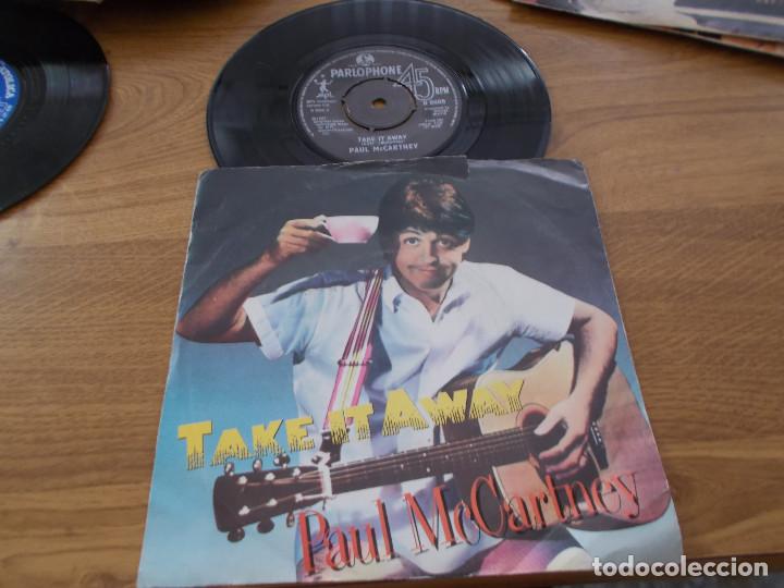 Discos de vinilo: PAUL McCARTNEY, TAKE IT AWAY. - Foto 1