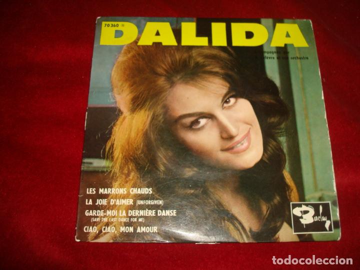 Discos de vinilo: dalida les marrons chauds + 3 buen sonido - Foto 1