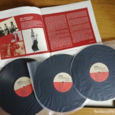 Discos de vinilo: LA TRINCA -ANTOLOGIA 1981 BOX SET 3 LP'S + LIBRO 12 PAGINAS - RARA Y COMPLETA ANTOLOGIA. Lote 142494910