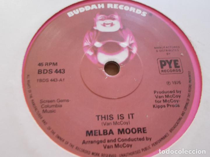 Discos de vinilo: MELBA MOORE. THIS IS IT, STAY AWHILE - Foto 3