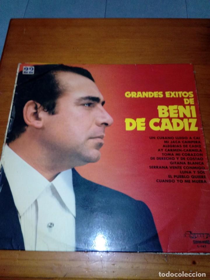 Discos de vinilo: GRANDES EXITOS DE BENI DE CADIZ. C16V - Foto 1