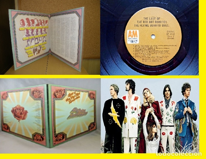 Discos de vinilo: the flying burrito brothers - last of the red hot burrito 72 !! 1&ordm; PRESS, RARA org edt usa, todo EX