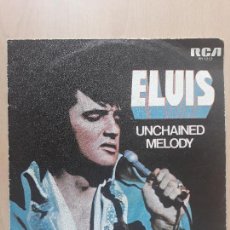 Discos de vinil: ELVIS PRESLEY- UNCHAINED MELODY +1- SINGLE RCA 1978. Lote 252197705