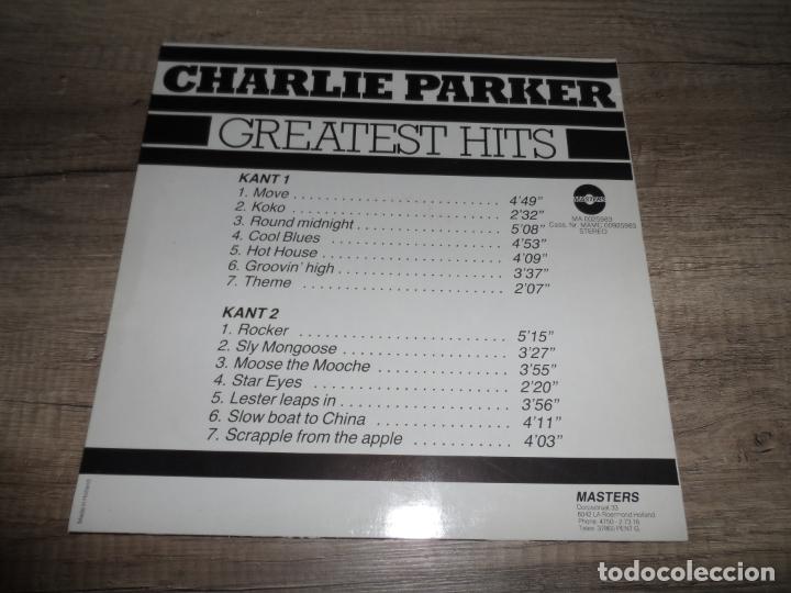 Discos de vinilo: CHARLIE PARKER- GREATEST HITS - Foto 2