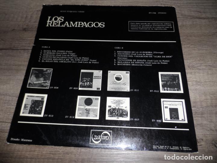 Discos de vinilo: LOS RELAMPAGOS - DANZA DEL FUEGO - Foto 2