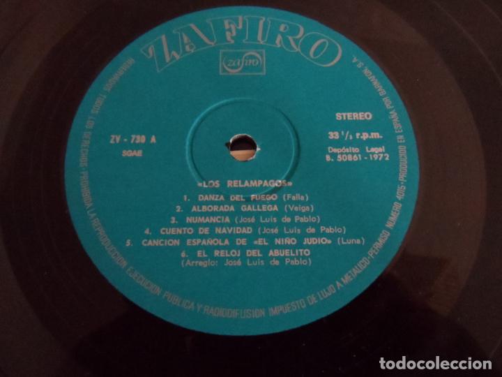 Discos de vinilo: LOS RELAMPAGOS - DANZA DEL FUEGO - Foto 3