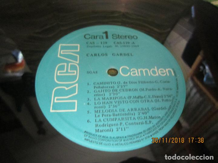 Discos de vinilo: CARLOS GARDEL - CARLOS GARDEL LP - EDICION ESPAÑOLA - RCA RECORDS 1969 - STEREO - MUY NUEVO (5) - Foto 5 - 142711902