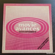 Discos de vinilo: MOVIE AVANCES - AGOSTO / SEPTIEMBRE 82 - LP VINILO - PROMO - MOVIEPLAY - 1982