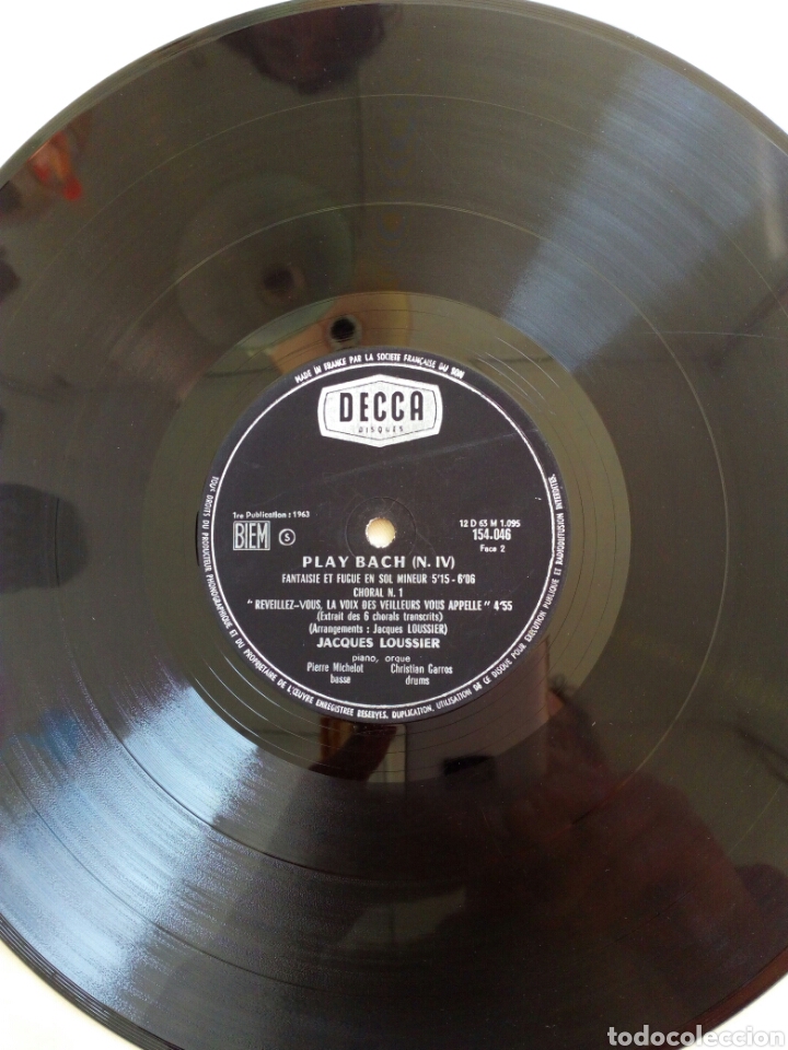 Discos de vinilo: JACQUES LOUSSIER LP - Foto 3