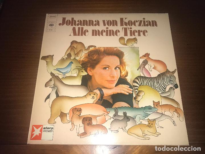 Discos de vinilo: Johanna Von Koczian ?&ndash; Alle Meine Tiere Sello: CBS ?&ndash; 81 345 Formato: Vinyl, LP, Album 1976
