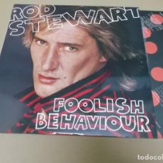 Discos de vinilo: ROD STEWART (LP) FOOLISH BEHAVIOUR AÑO 1980 – HOJA CON LETRAS
