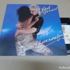 Discos de vinilo: ROD STEWART (LP) BLONDES HAVE MORE FUN AÑO 1978 – EDICION U.K. - PORTADA ABIERTA – FOLLETO INTERIOR