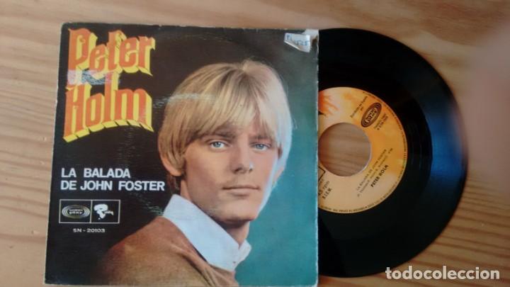 Discos de vinilo: SINGLE (VINILO) DE PETER HOLM A&Ntilde;OS 60 - Foto 1