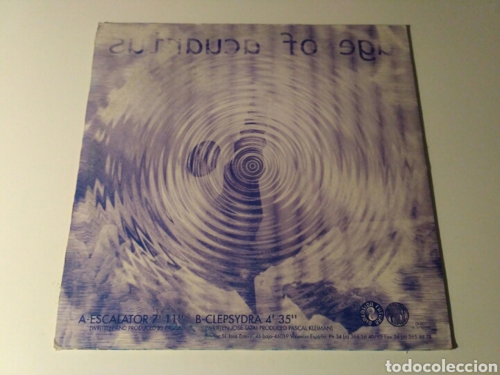Discos de vinilo: Pascal Kleiman - Escalator / Clepsydra - Foto 2