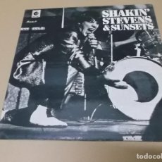 Discos de vinilo: SHAKIN’ STEVENS & SUNSETS (LP) SHAKIN’ STEVENS & SUNSETS AÑO 1974 – EDICION PROMOCIONAL – PORTADA AB