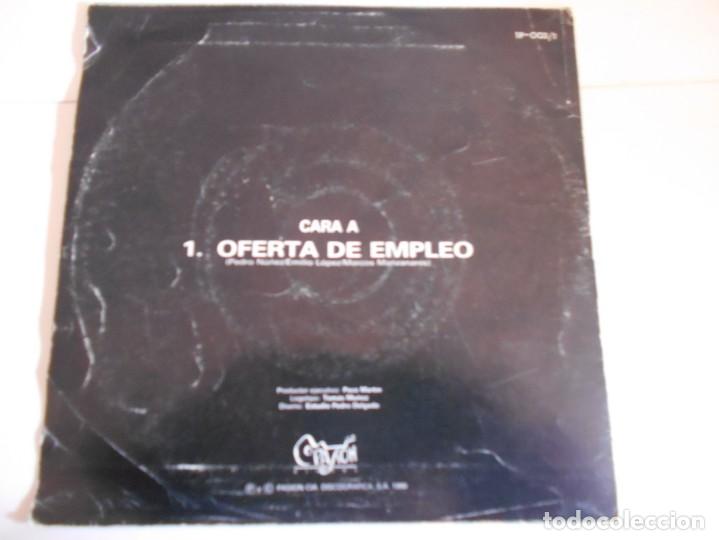 Discos de vinilo: VIAL RAP-SINGLE OFERTA DE EMPLEO - Foto 2