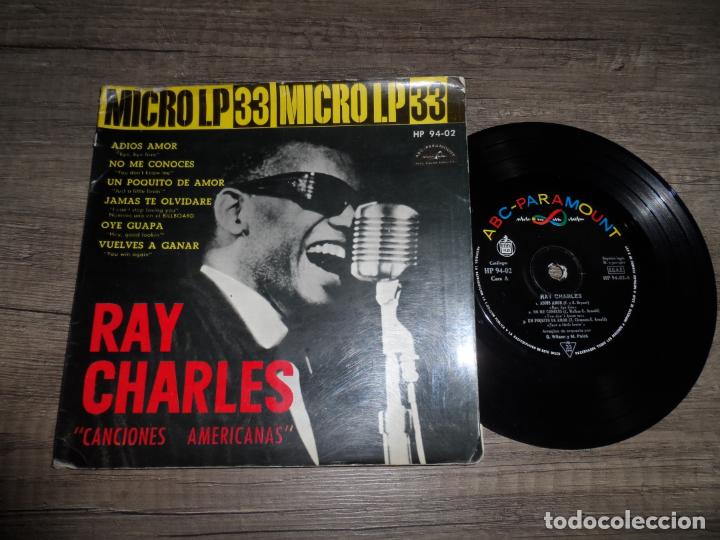 Discos de vinilo: RAY CHARLES - ADIOS AMOR +5 - Foto 1