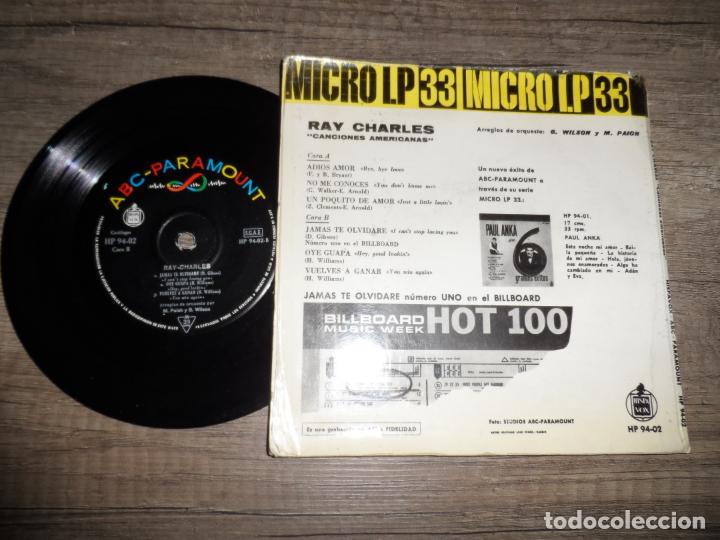Discos de vinilo: RAY CHARLES - ADIOS AMOR +5 - Foto 3