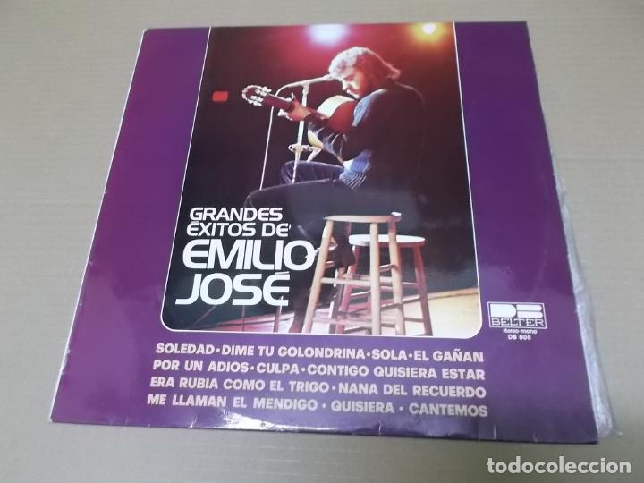 Discos de vinilo: EMILIO JOSE (LP) GRANDES EXITOS A&Ntilde;O 1976 - Foto 1
