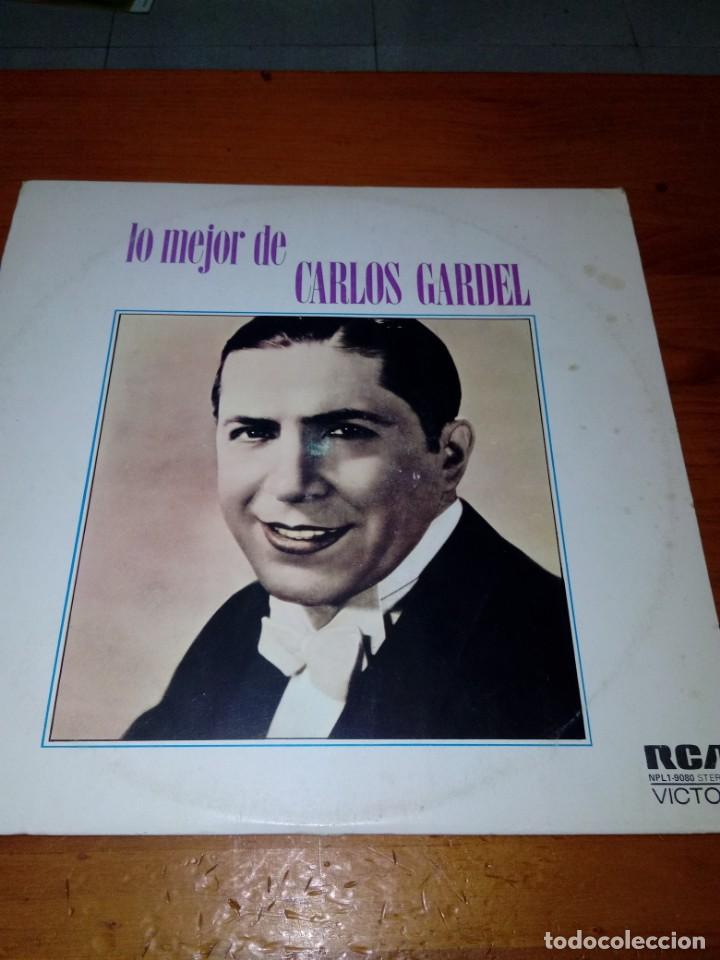 Discos de vinilo: LO MEJOR DE CARLOS GARDEL. C8V - Foto 1