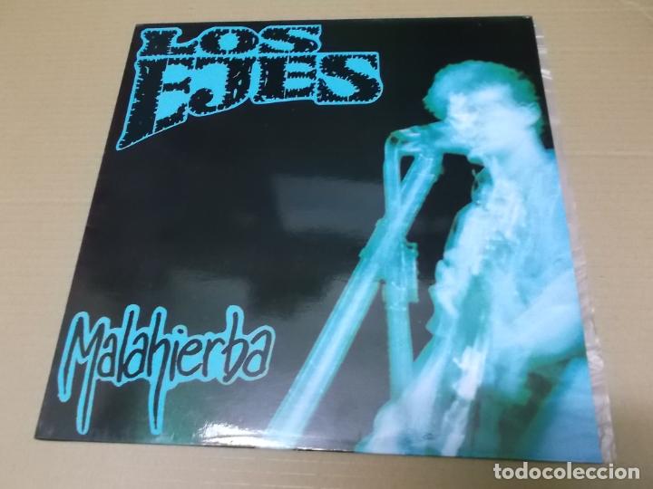 Discos de vinilo: LOS EJES (LP) MALAHIERBA A&Ntilde;O 1992 - Foto 1