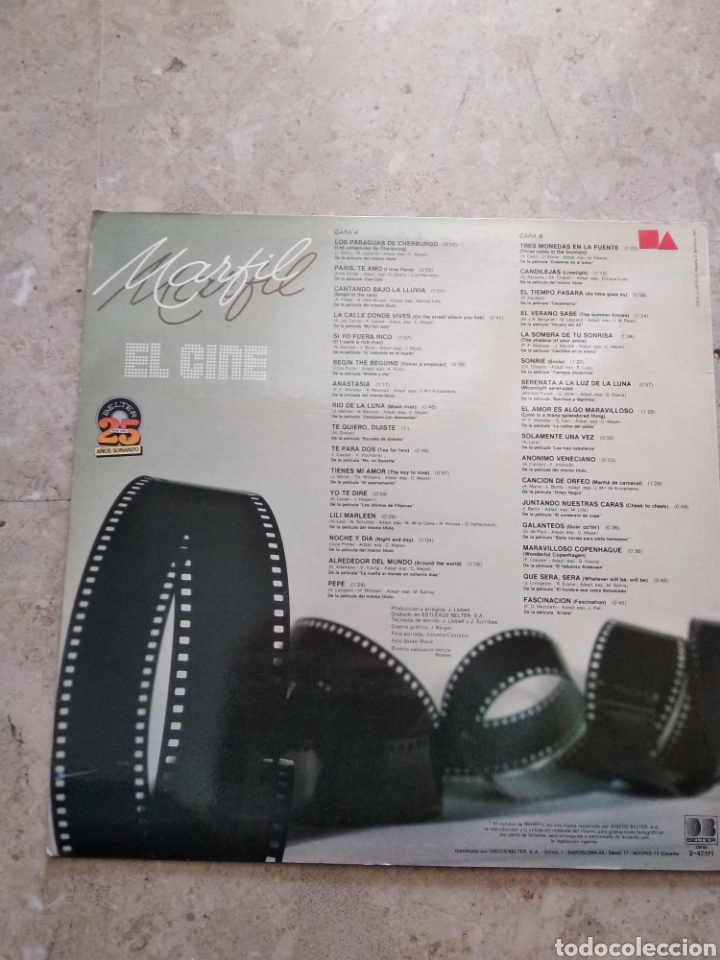Discos de vinilo: Marfil. El cine - Foto 2