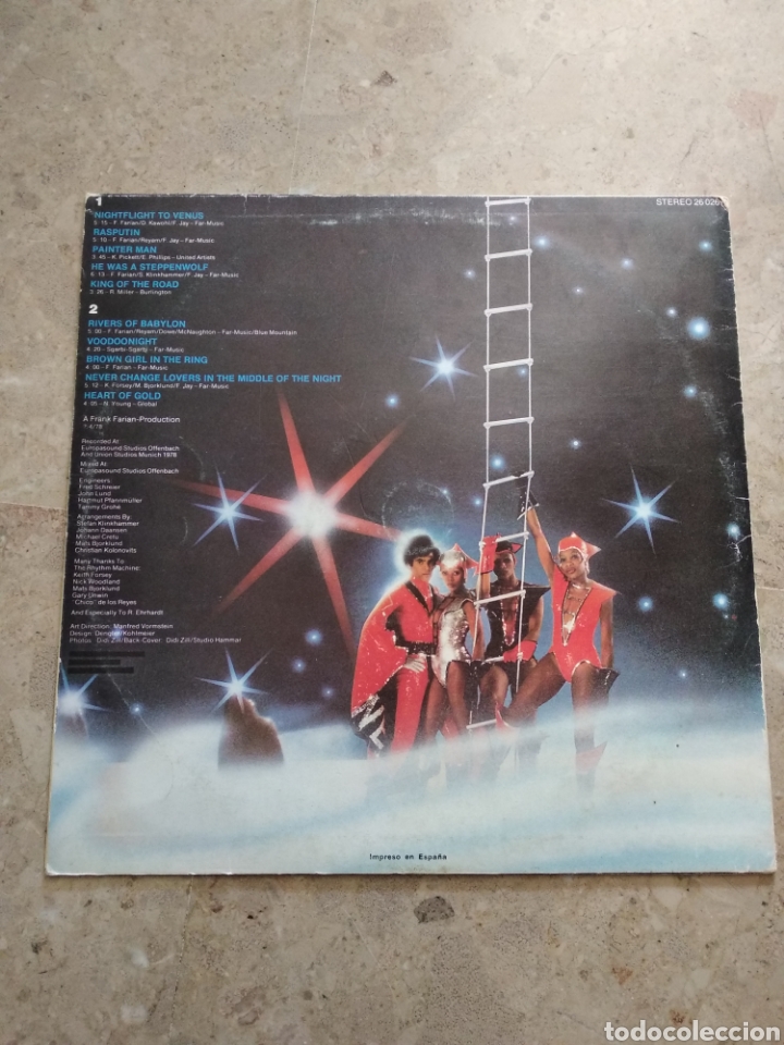 Discos de vinilo: Boney M. Nightflight to venus - Foto 2