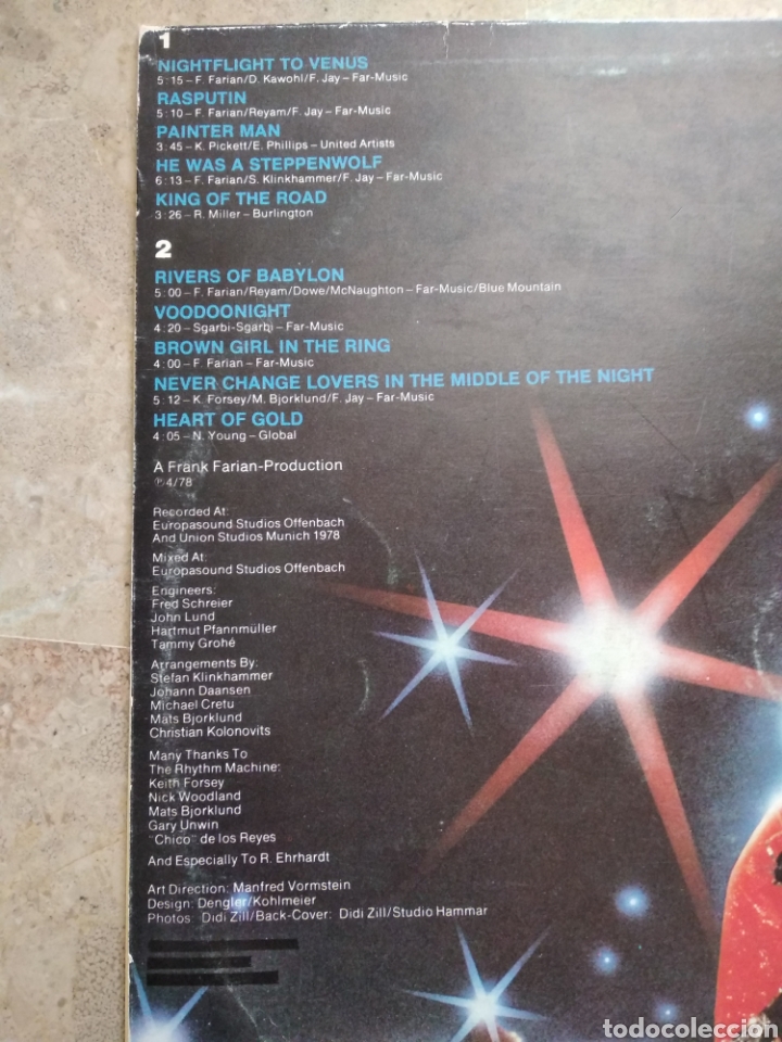 Discos de vinilo: Boney M. Nightflight to venus - Foto 3