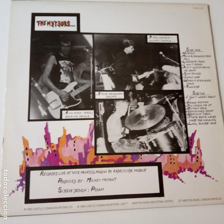 Discos de vinilo: THE METEORS LIVE- UK LP 1985- CASI NUEVO. - Foto 2 - 143069086