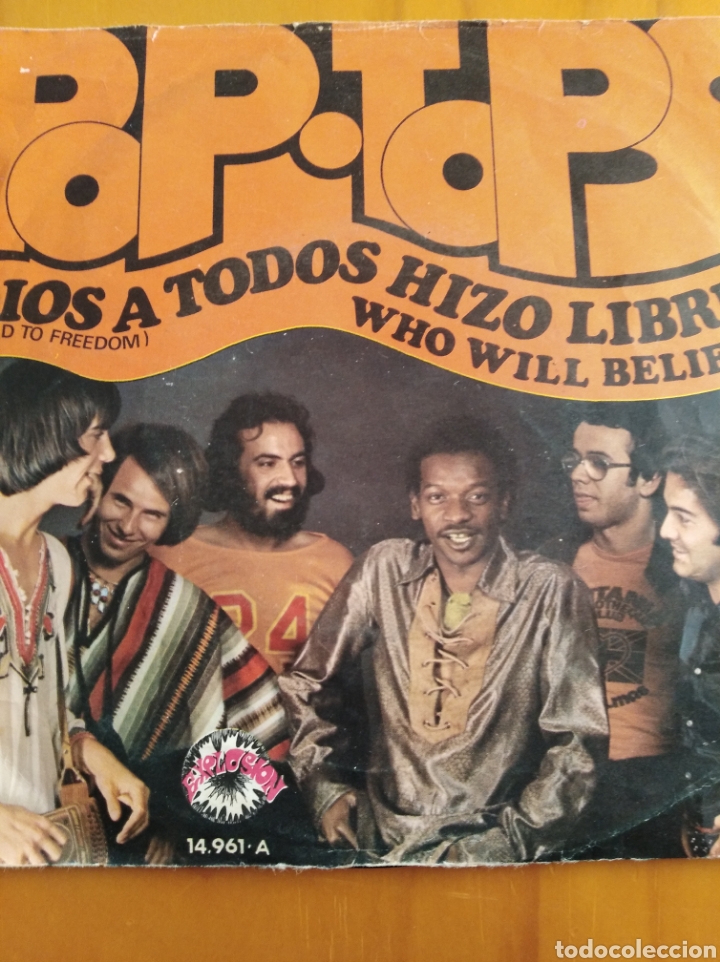 Discos de vinilo: Disco de 45 r. P. M. POP. TOPS - Foto 1
