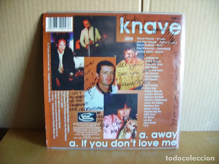 Discos de vinilo: KNAVE ---- AWAY - Foto 2