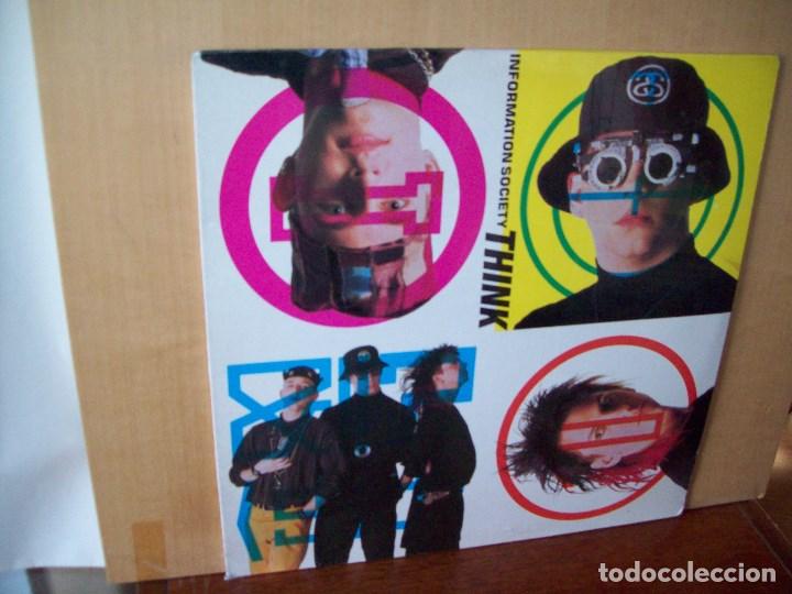 Discos de vinilo: INFORMATION   SOCIETY   -   THINK  - MAXI  SINGLE - Foto 1