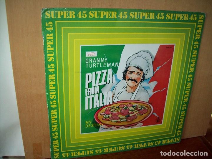 Discos de vinilo: GRANNY  TURTLEMAN  -  PIZZA  FROM ITALY  - MAXI  SINGLE - Foto 1