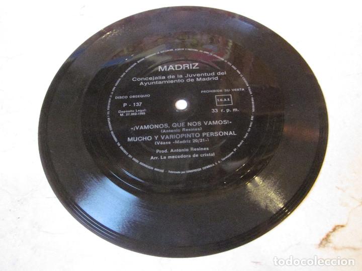 Vinyl records: MADRIZ - VAMONOS QUE NOS VAMOS FLEXI - AYUNTAMIENTO DE MADRID 1985