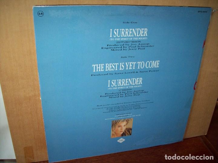 Discos de vinilo: SAMANTHA  FOX  -    ISURRENDER  -   MAXI  SINGLE - Foto 2