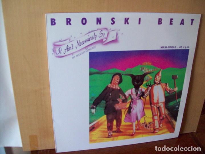 Discos de vinilo: BRONSKI BEAT - IT AINT NECESSARILY SO - MAXI SINGLE - Foto 1