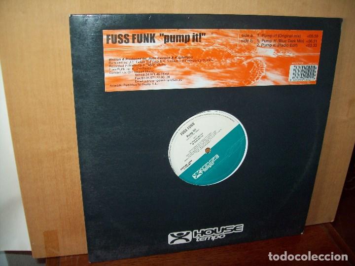 Discos de vinilo: FUSS  FUNK  -   PUMP IT  -  MAXI  SINGLE - Foto 1