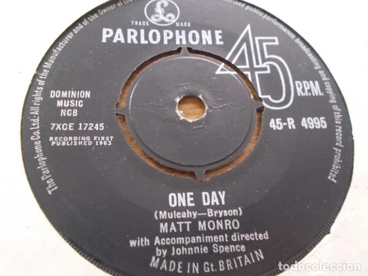 Discos de vinilo: MATT MONRO. ONE DAY, I&acute;VE GOT LOVE. - Foto 2